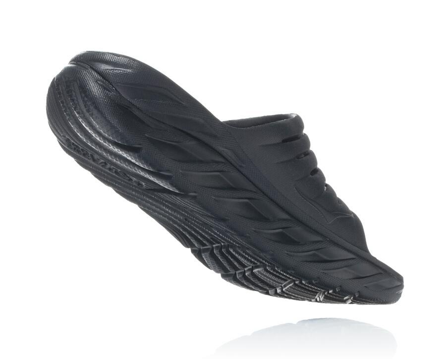 Hoka One One Ora Recovery Tofflor Herr - Svarta - CSDTE-8275